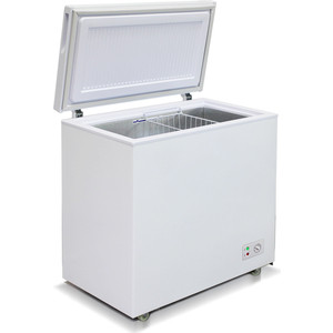 Морозильный ларь Бирюса Б-210KX белый с глухой крышкой