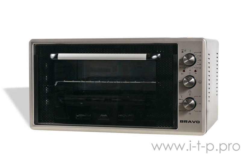 Мини печь BRAVO FO-45SBL серебристо-черная 45л