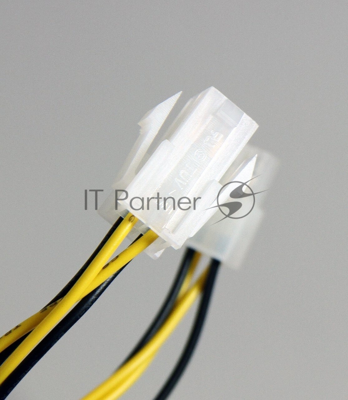 Удлинитель кабеля питания материнской платы +12V 4M-4F , 20см Telecom <EXT-4M-4F-20SM>