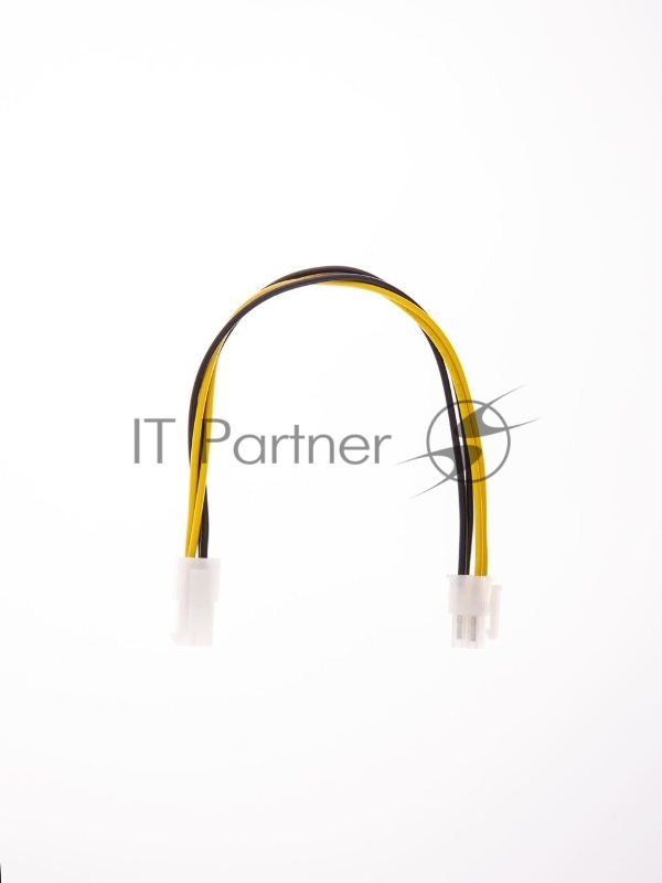 Удлинитель кабеля питания материнской платы +12V 4M-4F , 20см Telecom <EXT-4M-4F-20SM>