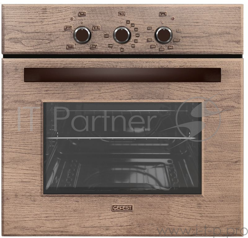 Духовой шкаф газовый GEFEST ДГЭ 621-01 К47 коричневый