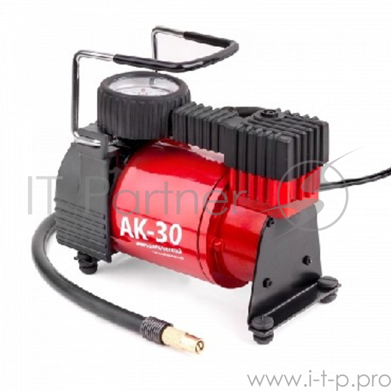 Компрессор AUTOPROFI (AK-30) авт. АК, металлический, 12V, 120W, производ-сть 30 л./мин., сумка(Компрессор автомобильный АК, металлический, 12V, 120W, производ-сть 30 л./мин., сумка)