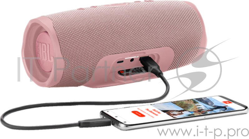 Портативная акустика JBL CHARGE4 розовый