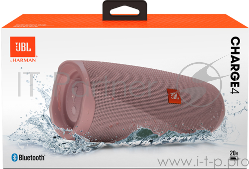 Портативная акустика JBL CHARGE4 розовый