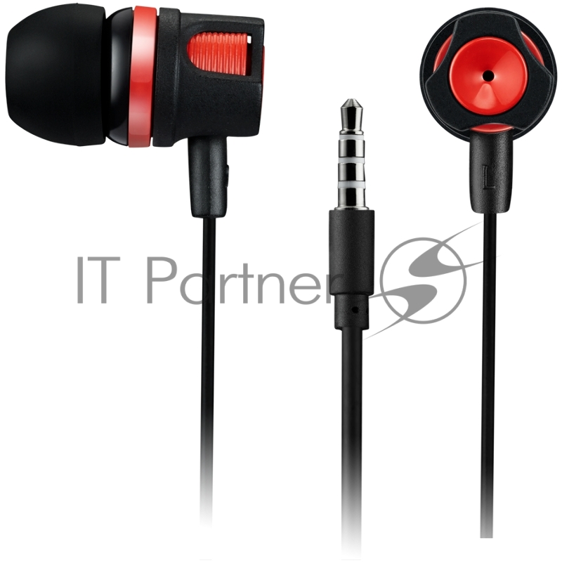 CANYON CNE-CEP3R наушники с микрофоном вставные (затычки) чувствительность 100 дБ импеданс 32 Ом разъем mini jack 3.5 mm