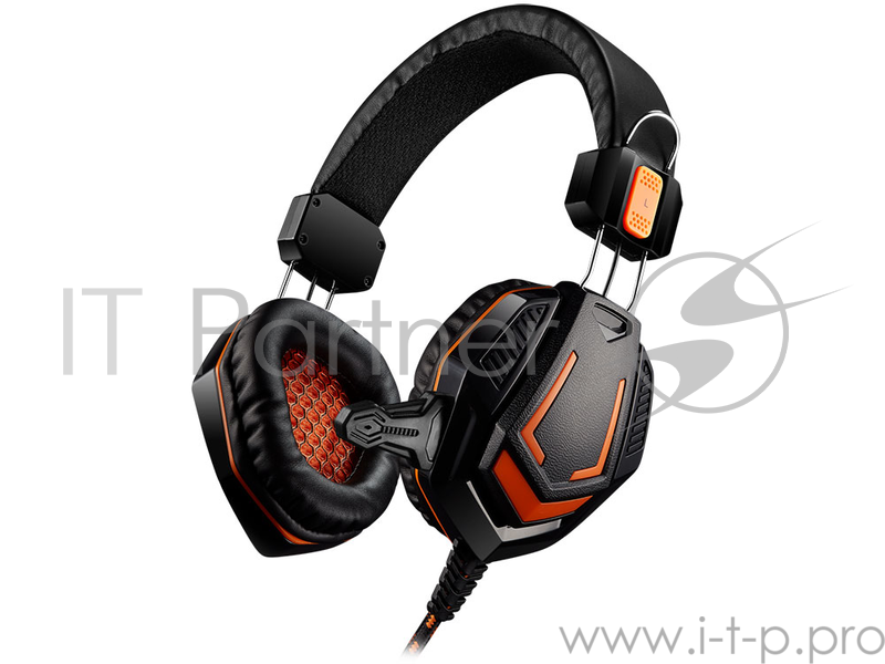 Гарнитура CANYON (3.5mm jack, микрофон,регулятор громкости,2M) чёрный (7XCNDSGHS3)