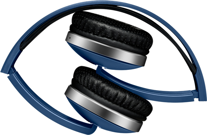 Гарнитура CANYON Wireless Foldable Headset, Bluetooth 4.2, Blue, cable length 0.16m, 175*70*175mm, 0.149kg
