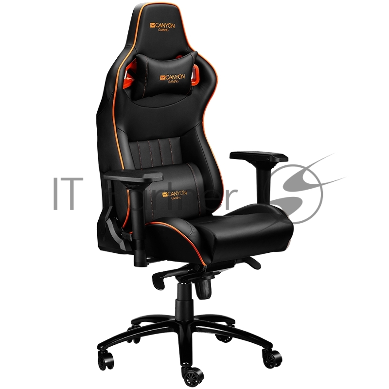 Кресло для геймеров Canyon Corax CND-SGCH5 черно-оранжевое