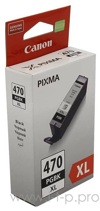 Расходные материалы Canon PGI-470XLPGBK 0321C001 Картридж для Pixma iP7240/MG6340/MG5440, черный