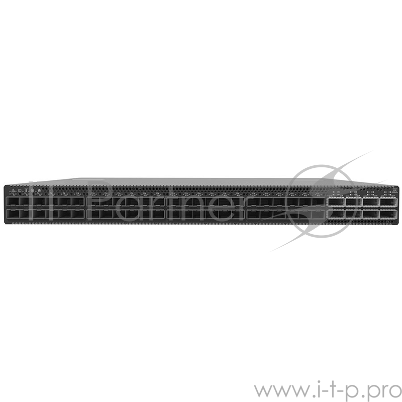 Коммутатор Spectrum™ based 10GbE/100GbE 1U Open Ethernet switch with MLNX-OS, 48 SFP28 ports, 8 QSFP28 ports, 2 power supplies (AC), x86 dual core, Short depth, P2C airflow, Rail Kit, RoHS6