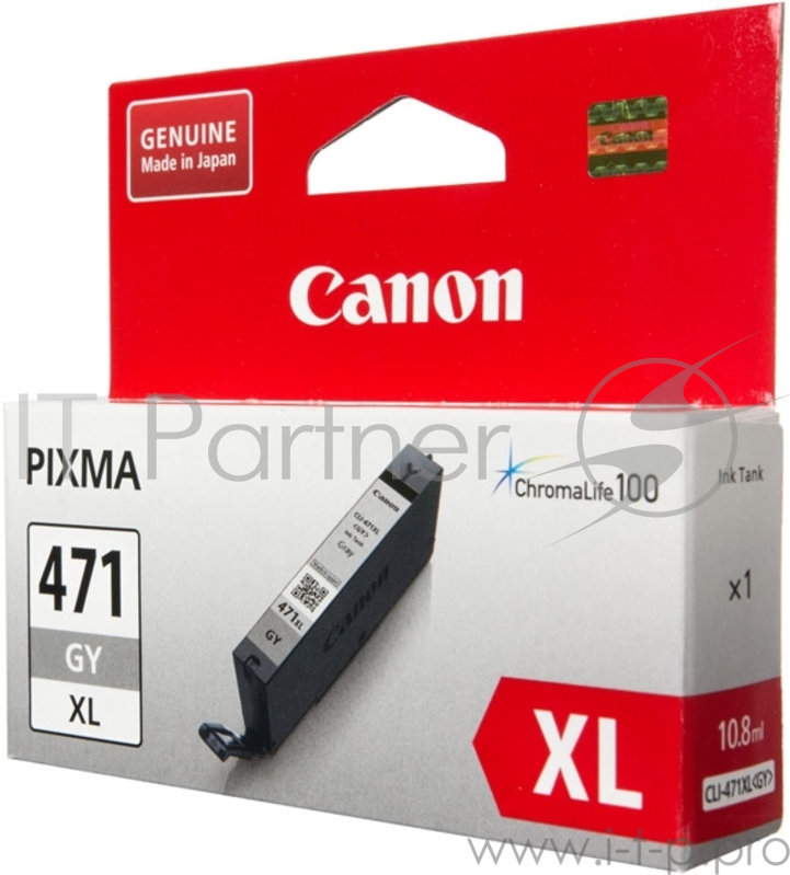 Расходные материалы Canon CLI-471XLGY 0350C001 Картридж для PIXMA MG5740/MG6840/MG7740, серый