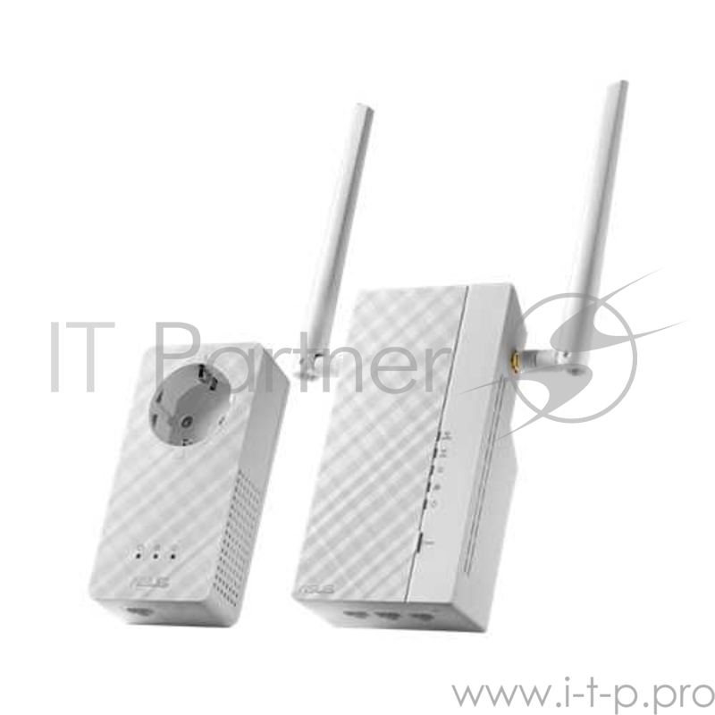 Сетевое оборудование Asus Asus PL-AC56 KIT Powerline-комплект стандарта HomePlug AV2 с поддержкой Wi-Fi 802.11ac
