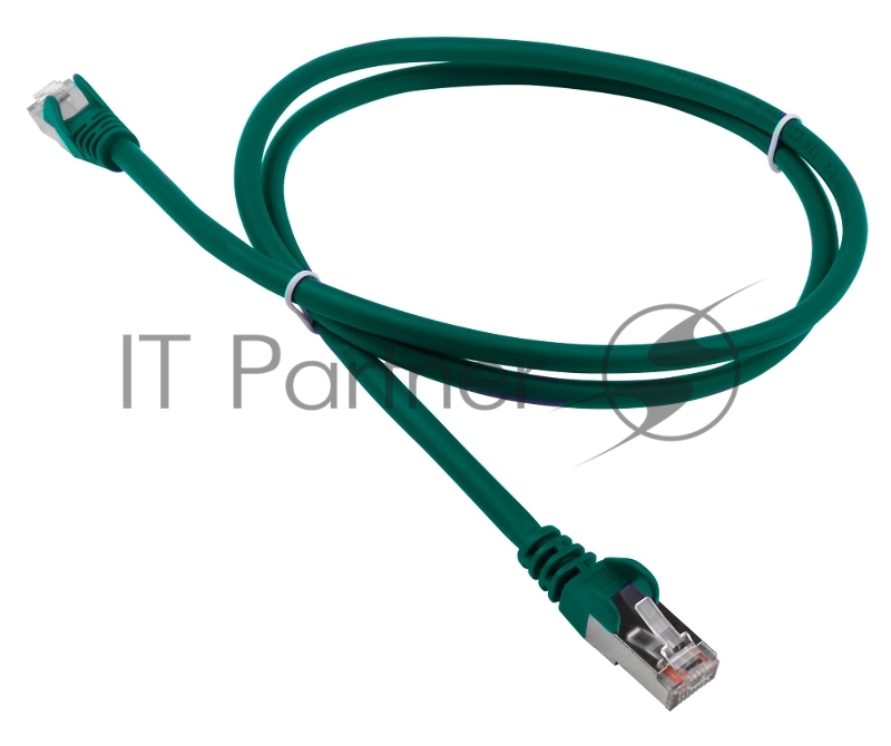 Кабель Патч-корд LANMASTER LSZH FTP кат.5e, 3.0 м, зеленый
