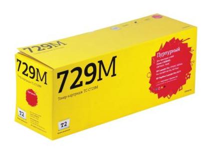 Расходные материалы T2 Cartridge 729 Картридж T2 (TC-C729M) для Canon i-SENSYS LBP7010C/HP LJ Pro CP1025 (1000 стр.) Пурпурный, с чипом