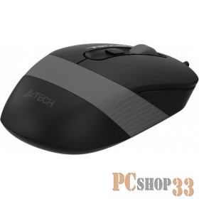 Мышь A4 Fstyler FM10 черный/серый оптическая (1600dpi) USB (3but)