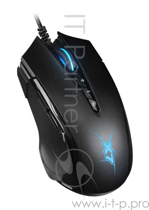 Мышь A4 X89 черный оптическая (2400dpi) USB