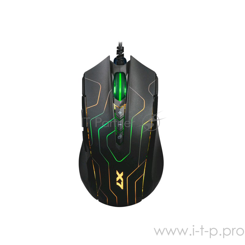 Мышь A4 X89 черный оптическая (2400dpi) USB