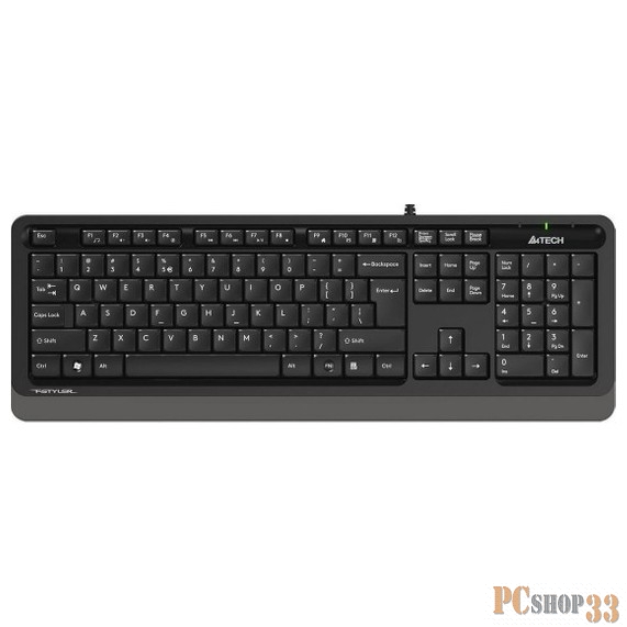Клавиатура A4 Fstyler FK10 черный/серый USB Multimedia