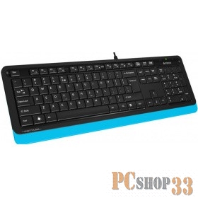 Клавиатура A4 Fstyler FK10 черный/синий USB Multimedia