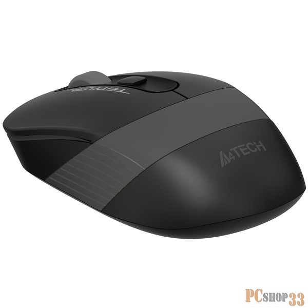 Мышь A4 Fstyler FG10 черный/серый оптическая (2000dpi) беспроводная USB (3but)