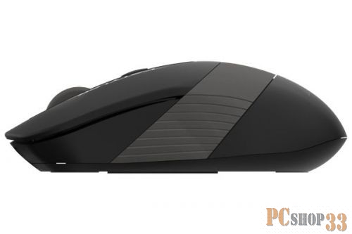 Мышь A4 Fstyler FG10 черный/серый оптическая (2000dpi) беспроводная USB (3but)