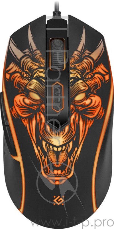 Мышь игровая Monstro GM-510L оптика, USB, 6 кнопок, 3200dpi DEFENDER