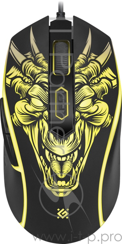 Мышь игровая Monstro GM-510L оптика, USB, 6 кнопок, 3200dpi DEFENDER