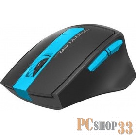 Мышь A4 Fstyler FG30 серый/синий оптическая (2000dpi) беспроводная USB (5but)