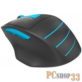Мышь A4 Fstyler FG30 серый/синий оптическая (2000dpi) беспроводная USB (5but)