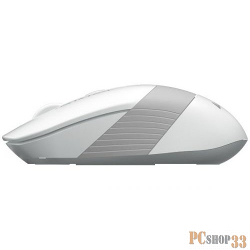 Мышь A4 Fstyler FG10 белый/серый оптическая (2000dpi) беспроводная USB (3but)