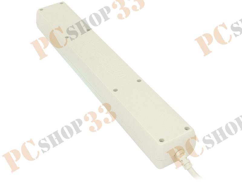 Сетевой фильтр на 6 розеток Гарнизон EHW-10, белый (3.0м)