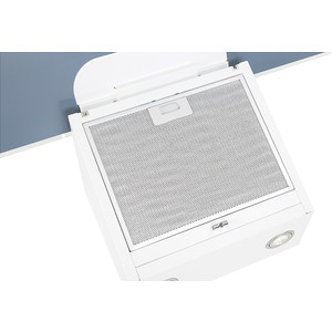 Вытяжки ELICA SHIRE WH/A/90 NO PLUG / Наклонная, 90см, 1200 м3, сенсорное управление, белое стекло