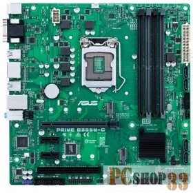 ASUS PRIME B365M-C/CSM, LGA1151, B360, 4*DDR4, D-Sub + HDMI + DP, SATA3, Audio, Gb LAN, USB 3.1*8, USB 2.0*6, COM*2 header (w/o cable), LPT*1 header (