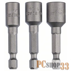 Биты Bosch 2608551077 Набор 3 торц ключа с хвост 1/4