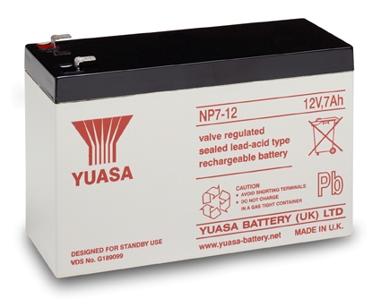 Аккумулятор Yuasa 12V7Ah (NP7-12)