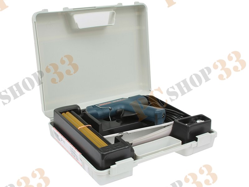 Клеевой пистолет Bosch GKP 200 CE Professional 0601950703 (220В, 200град., 11мм) + набор сопел + 8 стержней + кейс