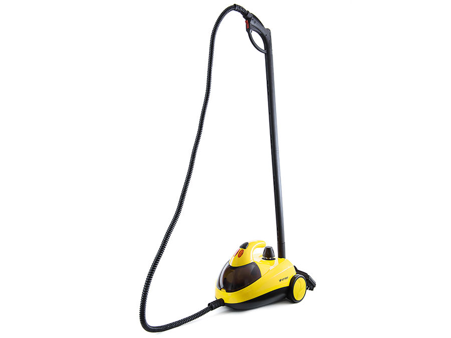 Пароочиститель напольный Kitfort КТ-908-2 1500Вт желтый/черный