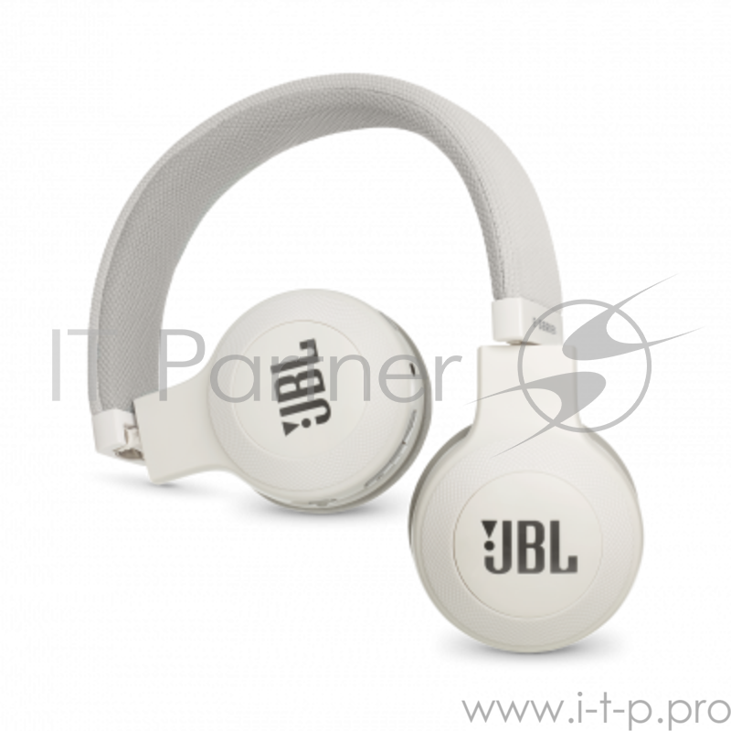 Гарнитура JBL E45BT, беспроводная, с регулятором громкости (Bluetooth), белый
