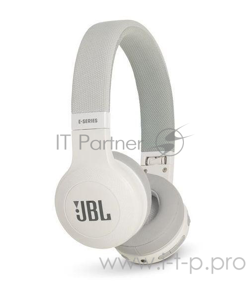 Гарнитура JBL E45BT, беспроводная, с регулятором громкости (Bluetooth), белый