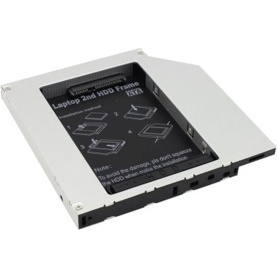 Адаптер оптибей Espada IS12 dvd slim 12.7 mm to hdd (mide to sata)