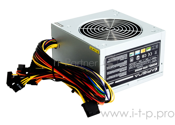 Блок питания Chieftec 350W OEM GPA-350S8 v.2.3, КПД > 80%, A.PFC, 3x SATA, 2x MOLEX, Fan 12cm