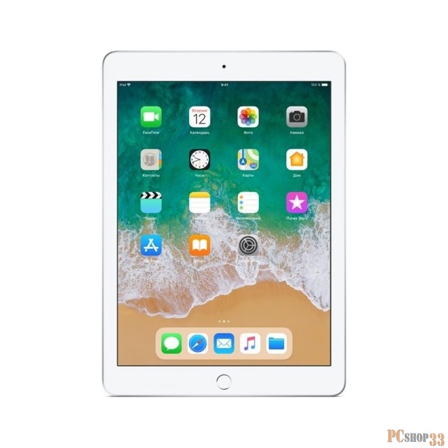 Планшетный компьютер Apple iPad Wi-Fi 128GB - Silver MR7K2RU/A (2018)