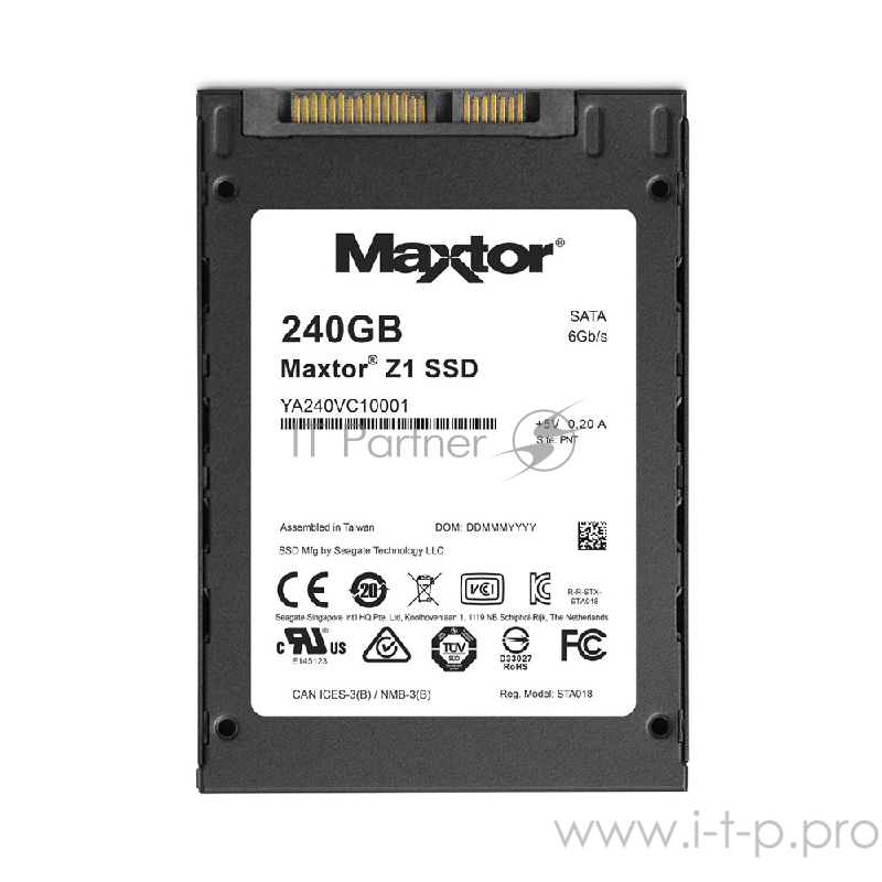 SEAGATE/MAXTOR SSD Z1 (2.5/240GB/SATA 6Gb/s ) single pack