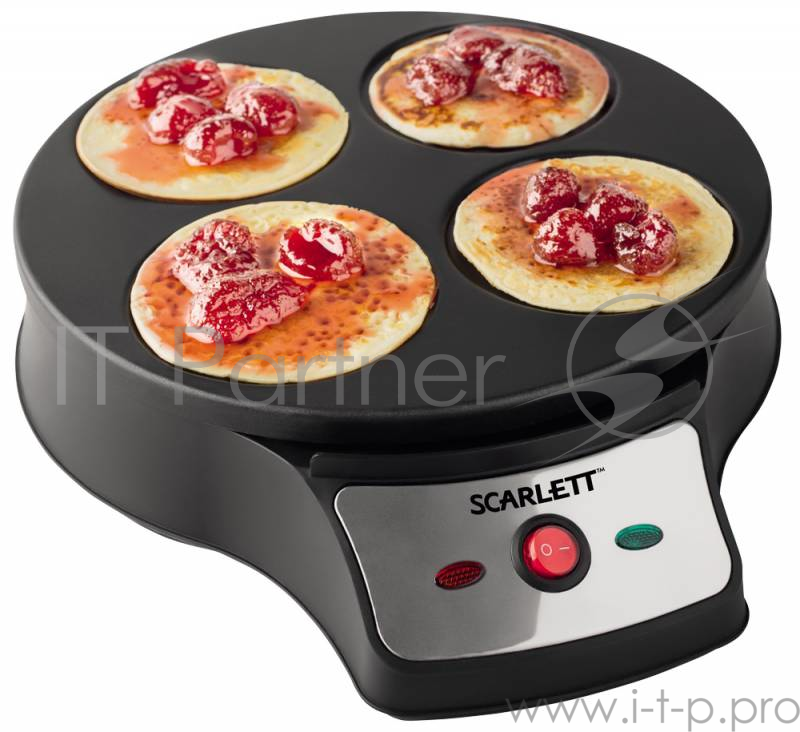 Блинница Scarlett SC-PM229D98 1000Вт черный