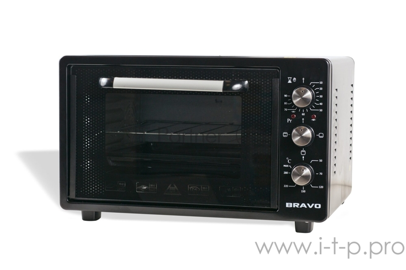 Мини печь 36л BRAVO FO-36BL черная