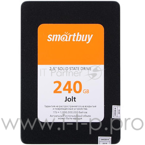 накопитель Smartbuy SSD 240Gb Jolt SB240GB-JLT-25SAT3 {SATA3.0, 7mm}