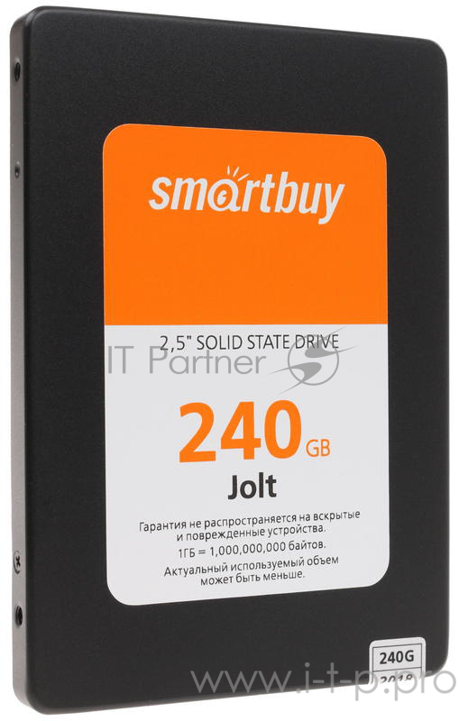 накопитель Smartbuy SSD 240Gb Jolt SB240GB-JLT-25SAT3 {SATA3.0, 7mm}