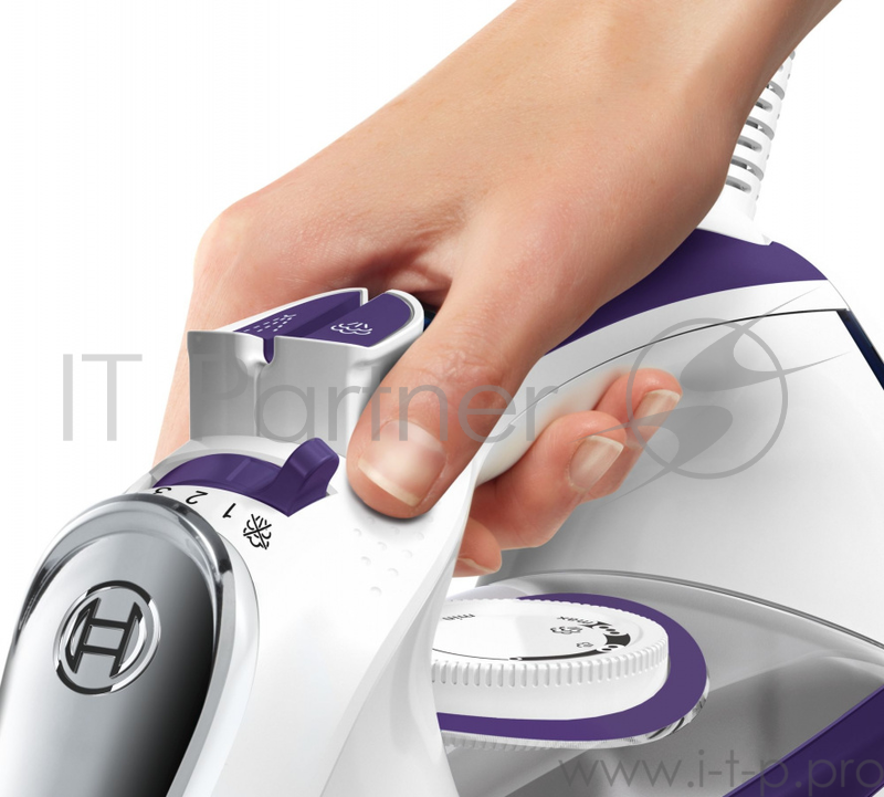 Утюг Bosch TDA5028020 / 2800 Вт, 180г/мин, белый/фиолетовый