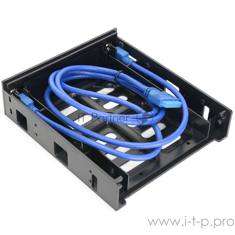 CMU3-B5 панель с двумя портами USB 3.0 в слот 5.25 компьютерного корпуса и слот 1*3.5/2*2.5