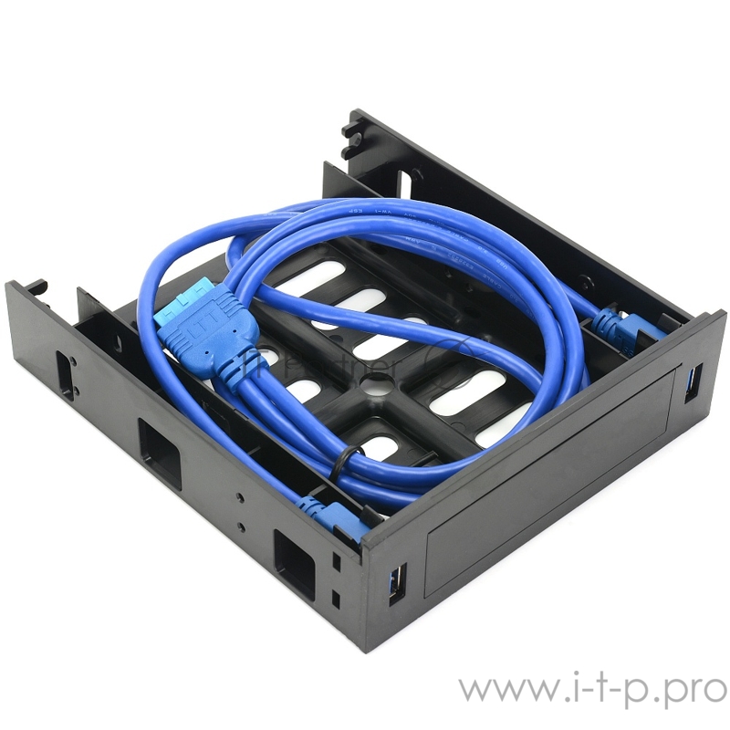 CMU3-B5 панель с двумя портами USB 3.0 в слот 5.25 компьютерного корпуса и слот 1*3.5/2*2.5